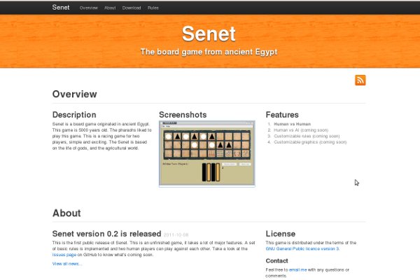 Senet screenshot